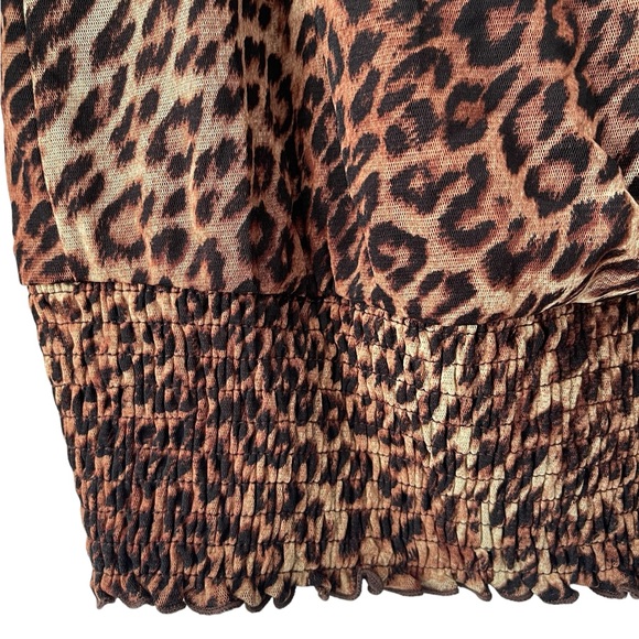 I.N.C. Vintage Animal Print Blouse - Picture 5 of 7